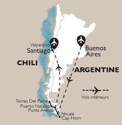 Circuit Argentine / Chili : destination Cap Horn - 14 personnes maximum pas cher photo 1