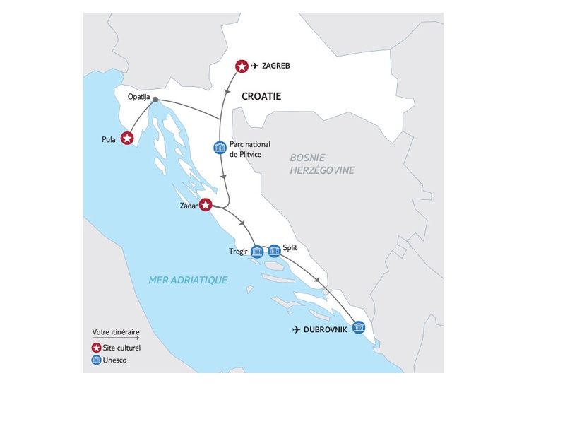 Road Trip Grand tour de la Croatie pas cher photo 16