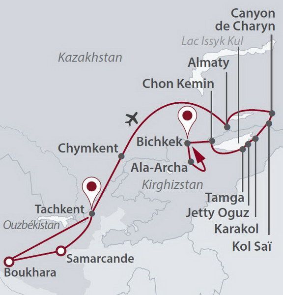 Circuit La Grande Traversée de l'Asie Centrale : Ouzbékistan, Kazakhstan, Kirghizistan pas cher photo 3