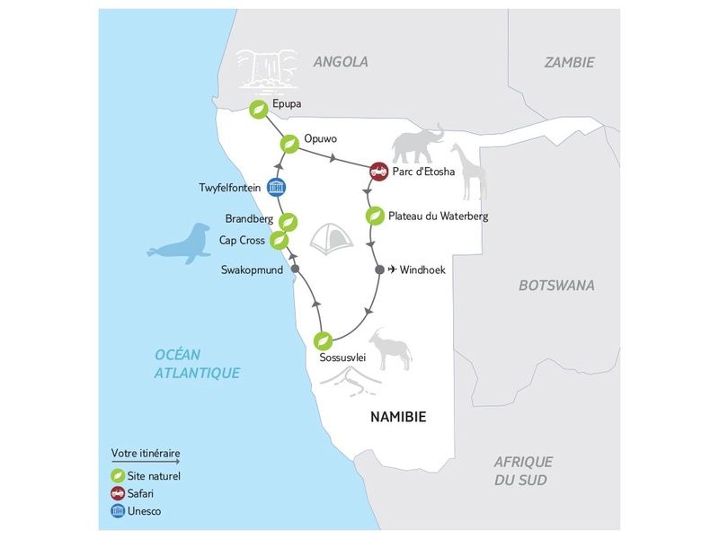 Circuit Pays himba, dunes et réserves de Namibie pas cher photo 21