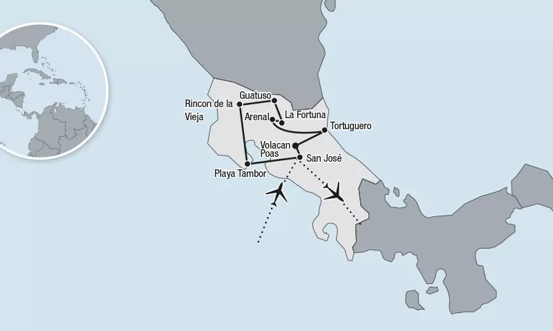 Circuit Costa Rica > DECOUVERTE DU COSTA RICA 12J/10N | LeComparateur.fr