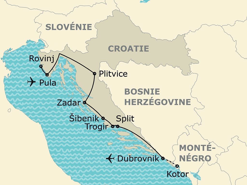 Autotour La Croatie en liberté du Nord au Sud 3* pas cher photo 8