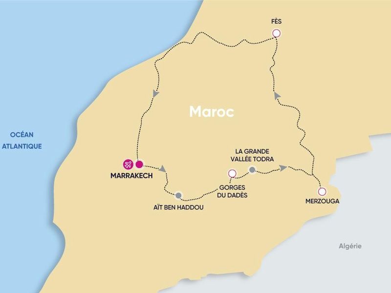 Circuit Marrakech Fès & Désert de Merzouga 3* pas cher photo 2