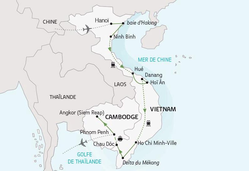 Le Vietnam et le Cambodge, du Tonkin aux temples d'Angkor pas cher photo 1