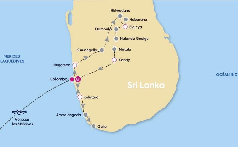 Circuit Incontournable Sri Lanka et Ôclub Experience Canareef Resort 4* pas cher photo 2