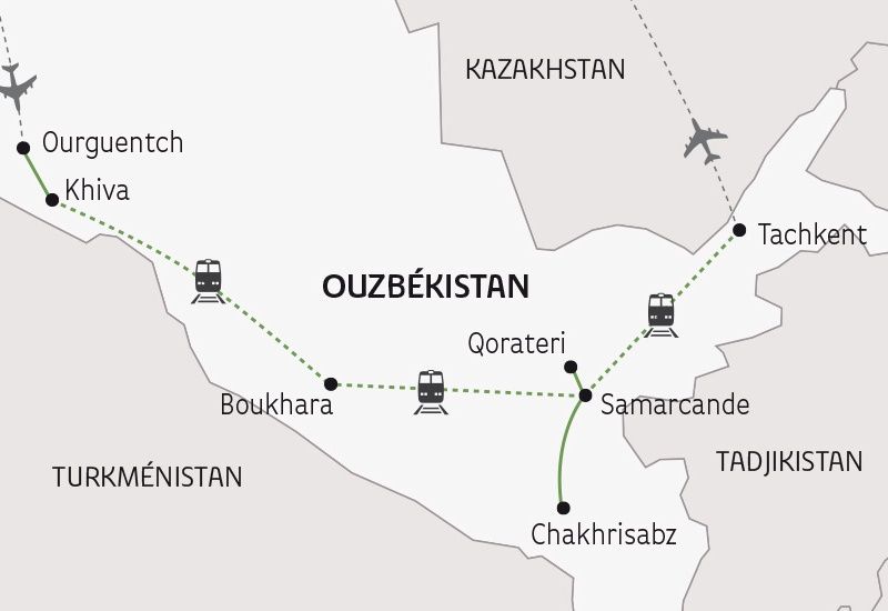 La Route de la Soie, d'Ourguentch à Tachkent pas cher photo 1
