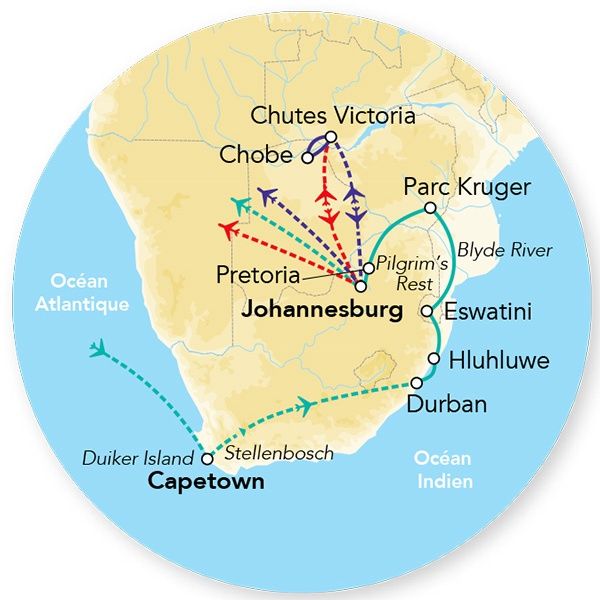 Circuit Splendeurs d'Afrique du Sud et Eswatini et Extension Chutes Victoria pas cher photo 2