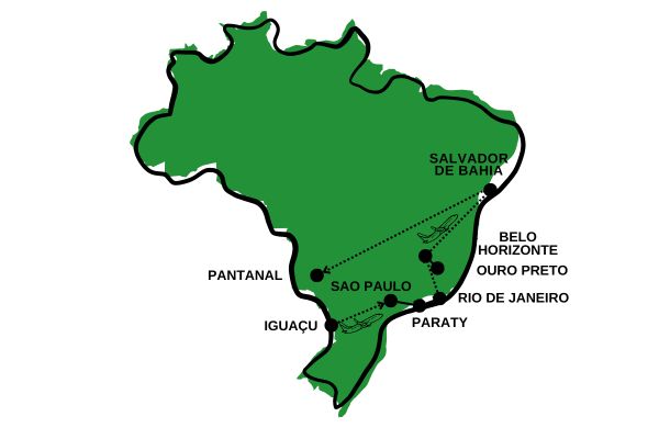 Circuit Baianas et Cariocas, Trésors du Brésil et Plaines du Pantanal pas cher photo 2