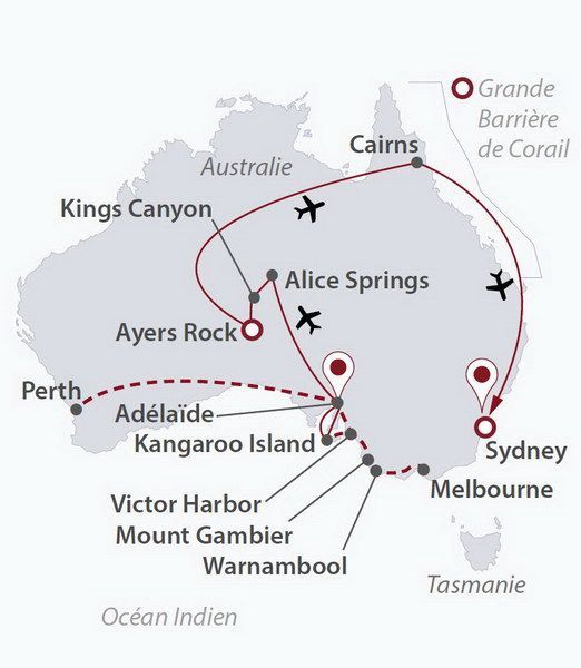 Odyssée Australienne + Melbourne - départ du 27/02/2025 pas cher photo 3