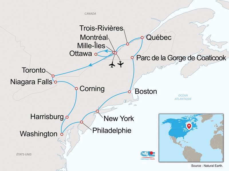 Panorama de l'Est (Canada-USA) pas cher photo 21