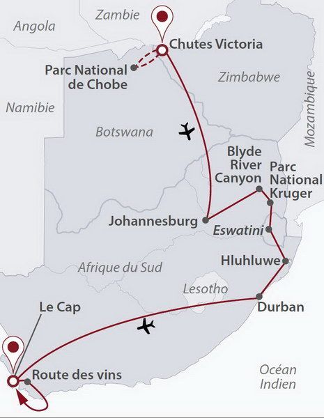 Chroniques d'Afrique Australe - Afrique du Sud, Zimbabwe, Eswatini pas cher photo 3
