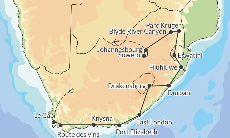 Grand Tour d'Afrique du Sud - 18J/15N - A partir du 11/04/25 - Vols Long Courrier Air France pas cher photo 2