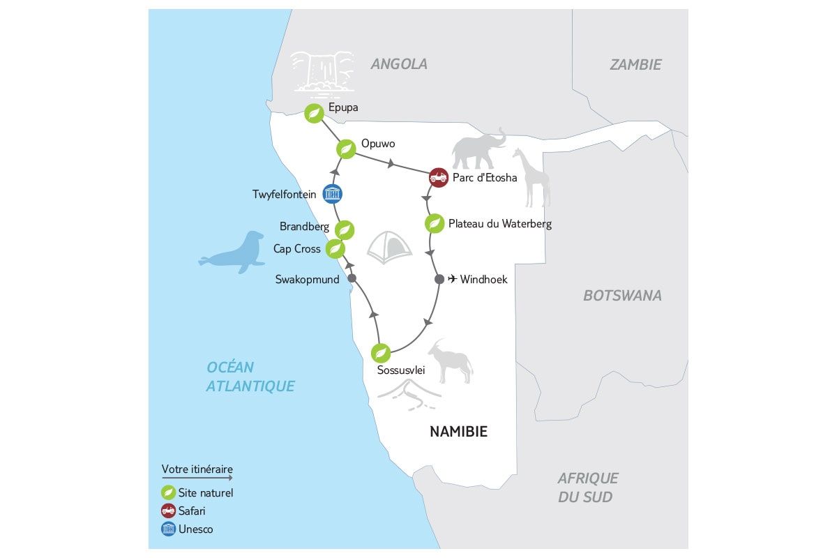 Circuit Pays Himba, Dunes et Réserves de Namibie 3* pas cher photo 1