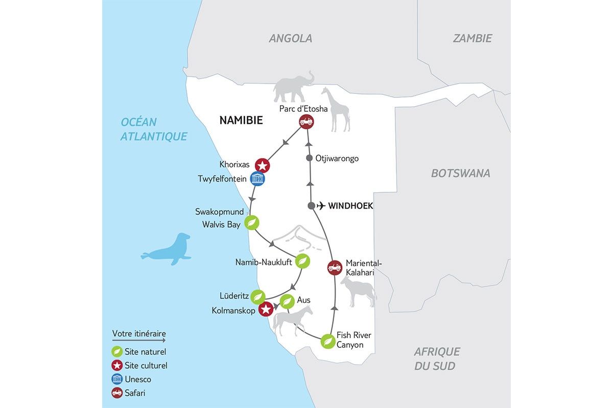 Circuit L'Afrique Grandeur Nature : déserts, canyons et grands espaces 2*-3* pas cher photo 1