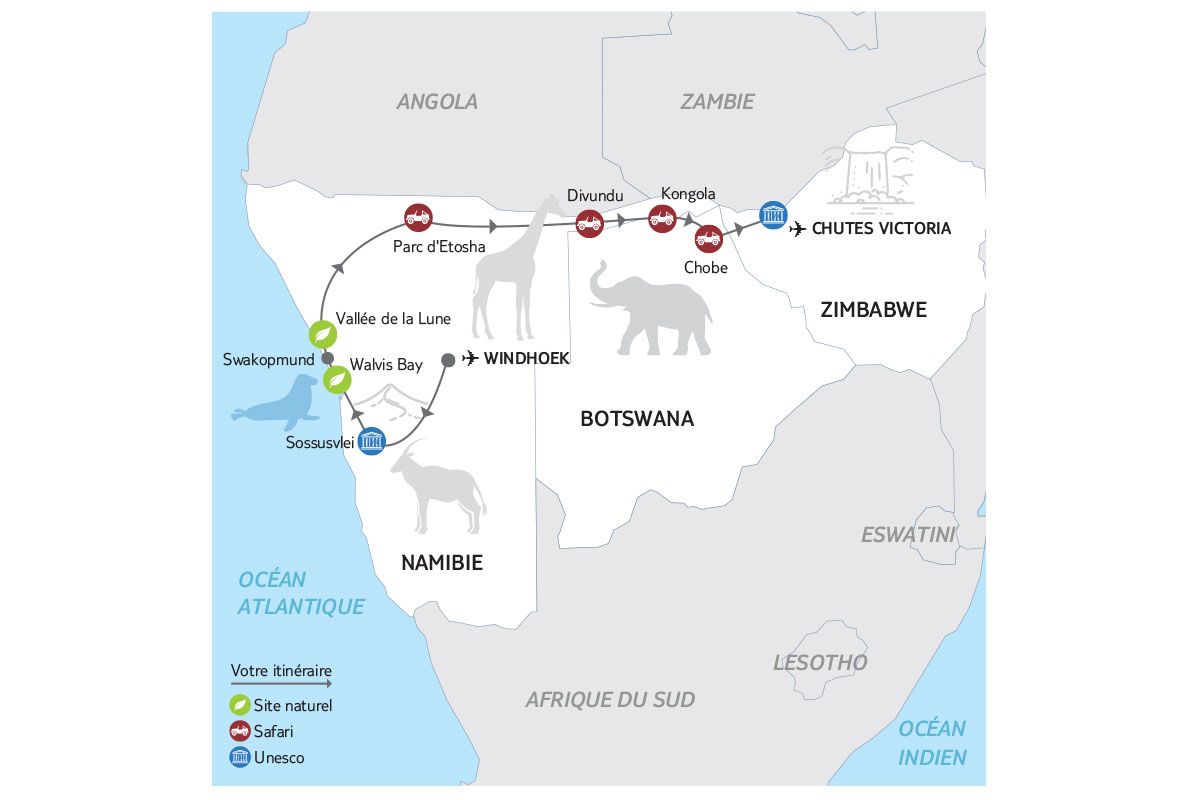 Circuit Trésors d'Afrique Australe 3* pas cher photo 1