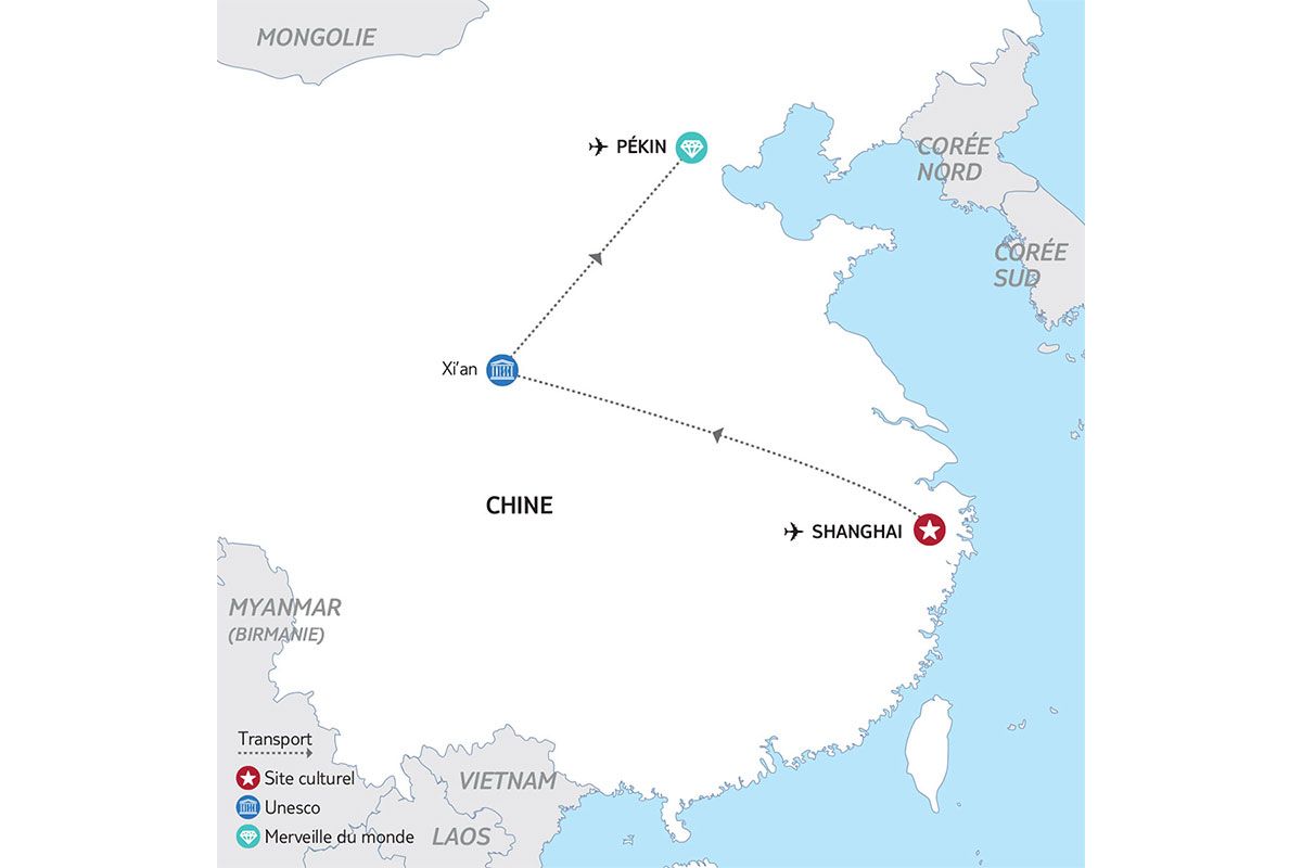 Circuit Privatif Chine Mythique 3* pas cher