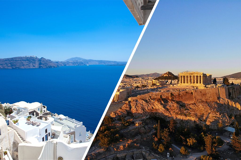 Combiné Athènes - Îles de Santorin et de Paros 2*-3* pas cher photo 2