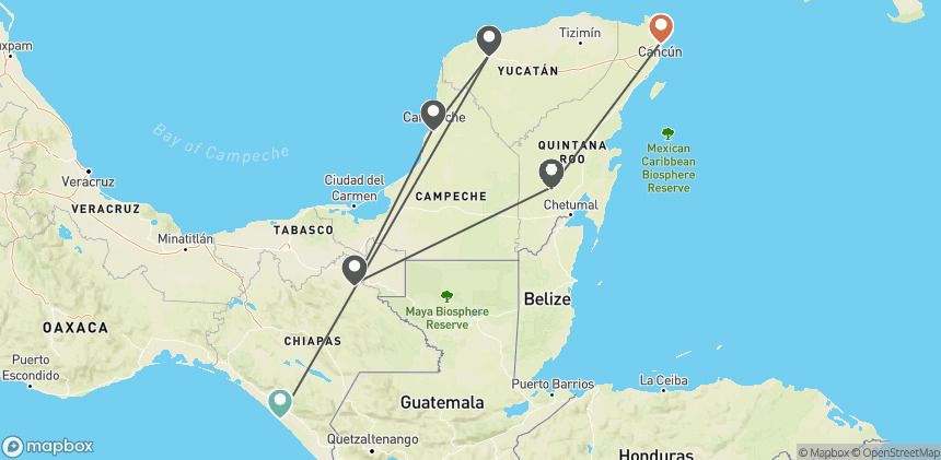 Circuit L'essence du Yucatán : de Cancun à Chichén Itzá pas cher