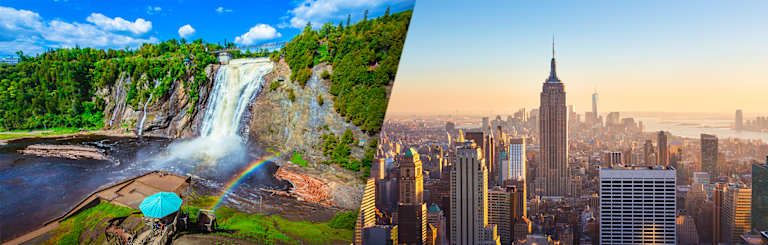 Circuit Le Nord Est Américain de Montréal à New York 2*-3* pas cher