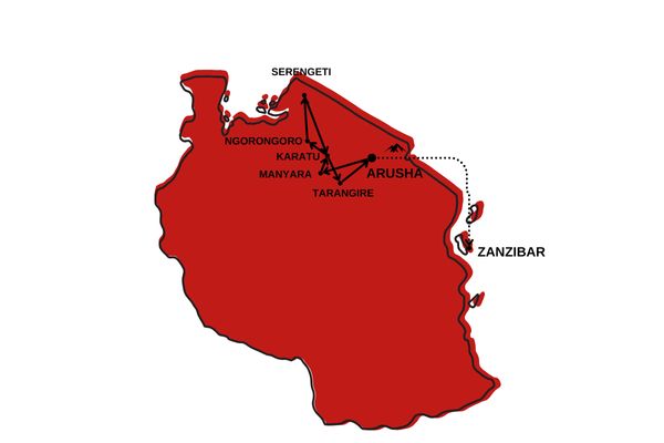 Circuit Des Lodges de Tanzanie à l'Archipel de Zanzibar, plage de Matemwe 2*Nouveauté 2026 2* pas cher photo 3