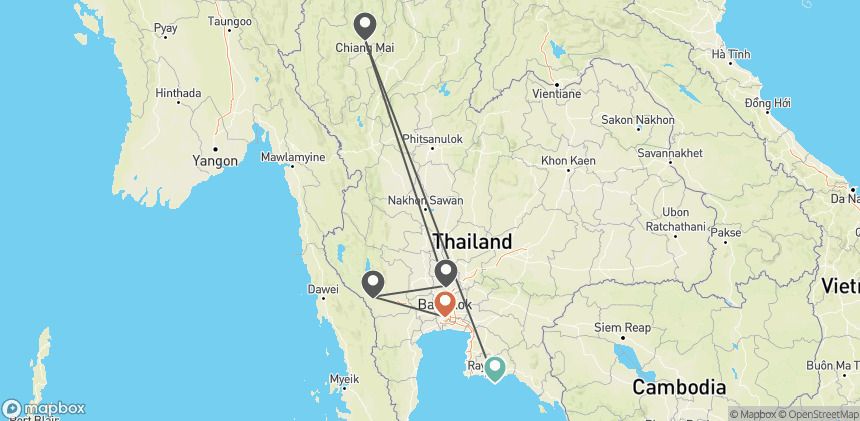 Circuit Royaume du Siam : d'Ayutthaya à Koh Samet en adresses d'exception 4* pas cher