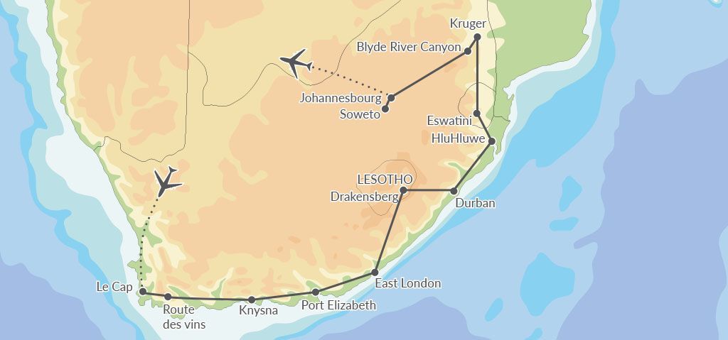 Grand Tour d'Afrique du Sud, Chutes Victoria & Parc Chobe - 22J/19N - A partir du 11/04/26 pas cher photo 3