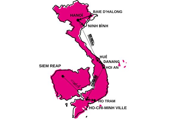 Circuit De la Baie d'Halong aux Temples d'Angkor + Vols Flex pas cher photo 1