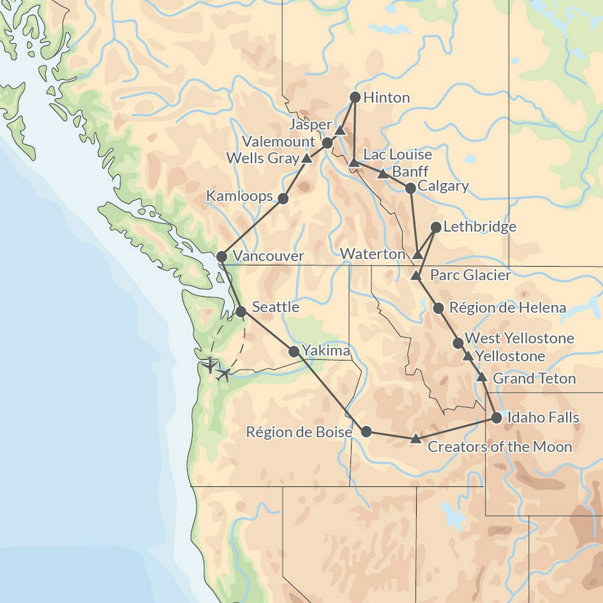 Usa Canada West - 15J/13N - 2026 pas cher photo 3