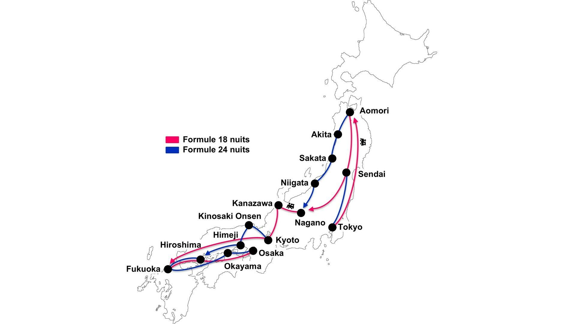 Long Circuit Individuel Grande Boucle Japonaise 3* pas cher photo 3