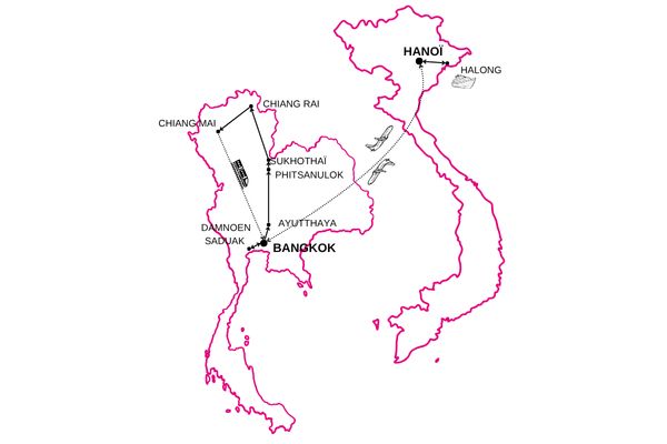 Circuit Trésors de Thaïlande et Magie de la Baie d'Halong pas cher photo 3