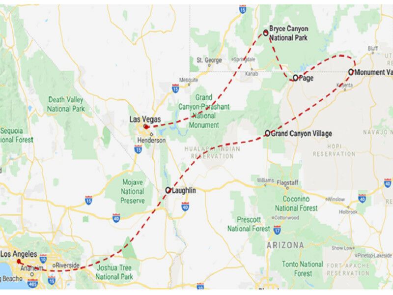 Autotour Cities & Parks Budget - De Los Angeles A Las Vegas pas cher photo 3