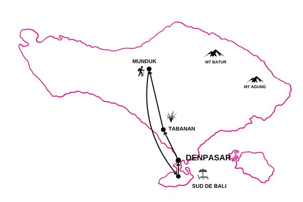 Combiné Jungle, Cascades et Sable de Bali pas cher photo 3