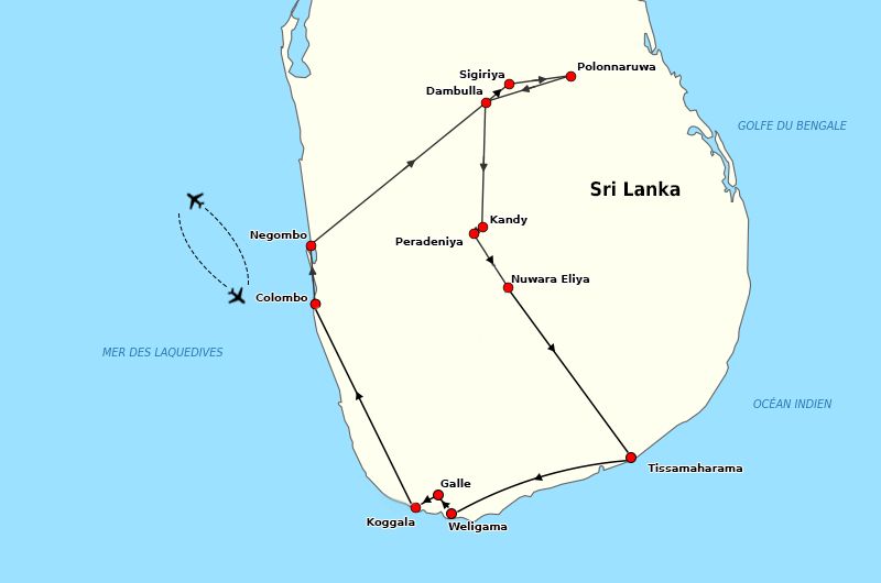 Circuit Les incontournables du Sri Lanka & Extension Villa Nautica Paradise Island 5* pas cher photo 2