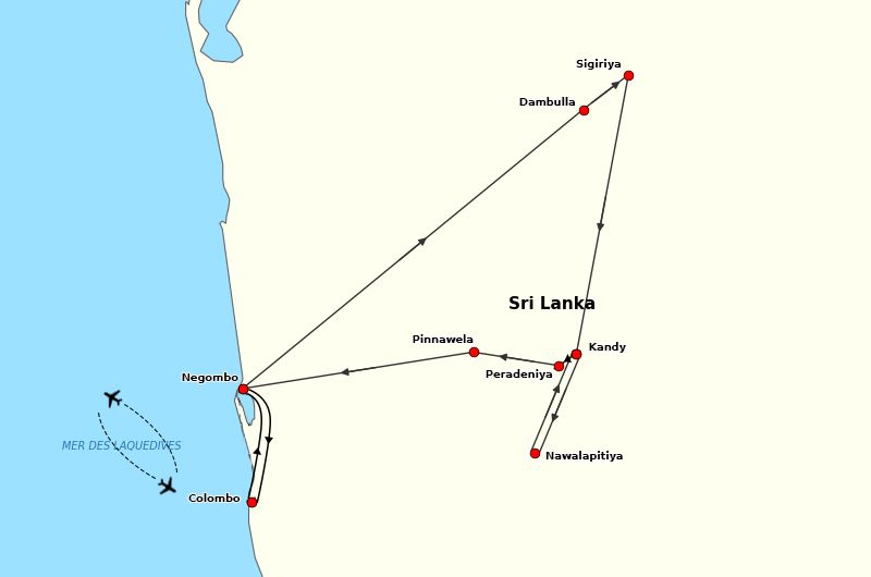 Circuit Kappa Découverte Au Sri Lanka 4* et extension Club Coralia Fihalhohi Maldives 4* NL pas cher photo 2