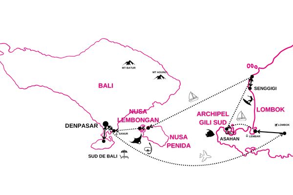 Combiné d'îles en îles : Bali, Gili Asahan, Lombok, Nusa Penida et Nusa Lembongan pas cher photo 3