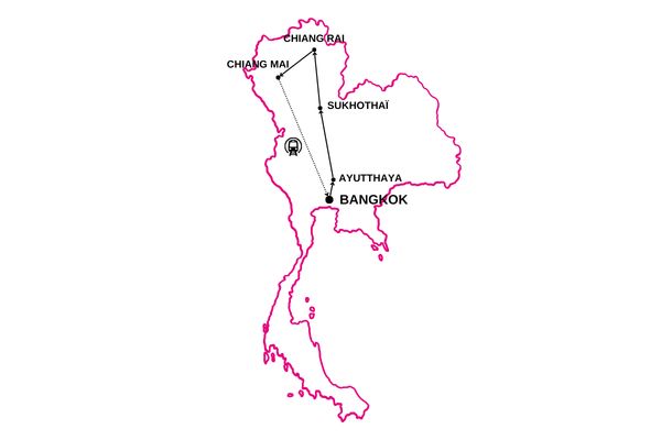 Circuit Thaïlande Découverte : de Bangkok aux Montagnes du Nord en Véhicule et Chauffeur Privé 3/4* pas cher photo 3