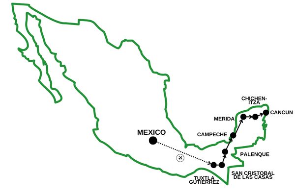 Circuit Odyssée Mexicaine : De Mexico au Yucatan - Vols Flex pas cher photo 2