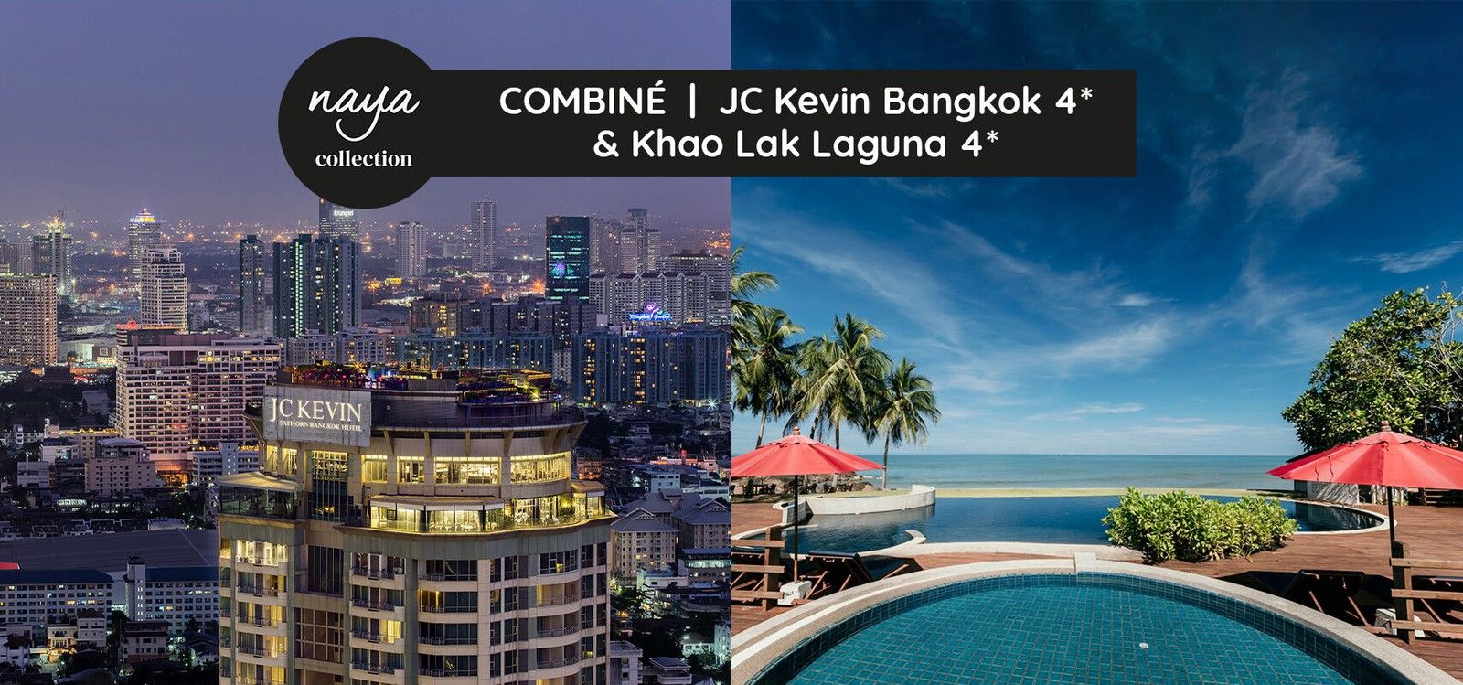 Naya Collection Combiné - JC Kevin Bangkok 4*(nl) & KhaoLak Laguna Resort 4*(nl) - 2027 pas cher photo 2