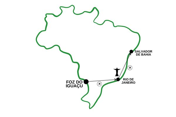 Circuit Brésil, Entre Samba et Caïpirinha pas cher