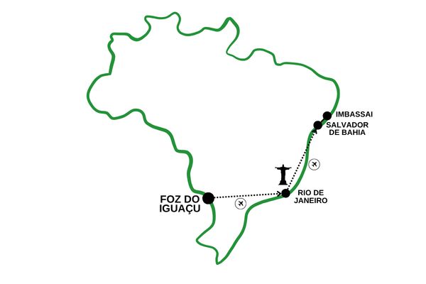 Circuit Brésil, Entre Samba, Caïpirinha et Plage d'Imbassai pas cher photo 2