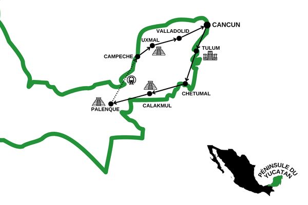 Circuit Merveilles Mayas et Plages de Cancun pas cher photo 2