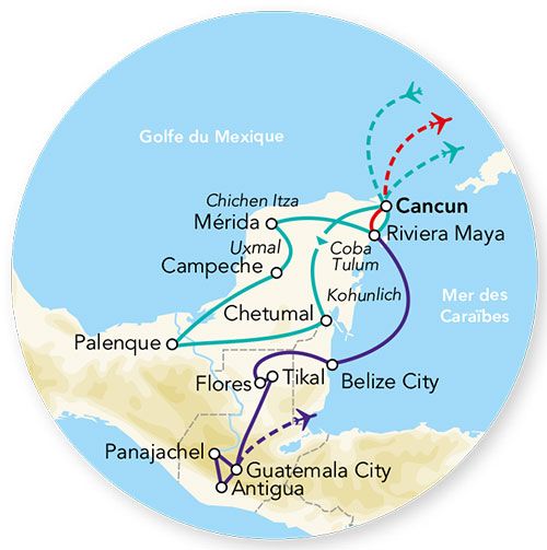 Circuit Splendeurs du Yucatan et Extension Belize / Guatemala 3*/4* pas cher photo 2