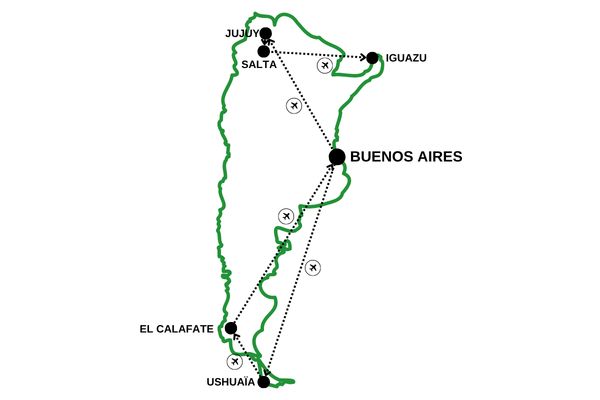 Circuit Grand Tour Argentin, Terre de Feu, les Andes et Iguazu 4* pas cher photo 3
