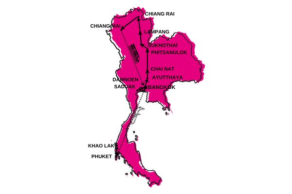 Circuit Royaume du Siam et séjour à Khao Lak 4* pas cher photo 1