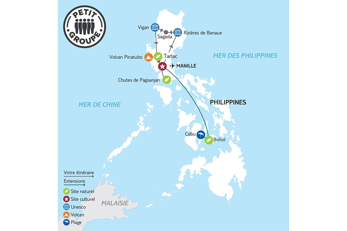 Circuit Nord Luzon, volcans et rizières des Philippines 2*-3* pas cher photo 1