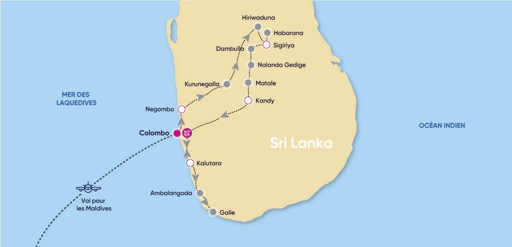 Combiné Circuit les Incontournables du Sri Lanka et plages des Maldives 4* pas cher photo 3