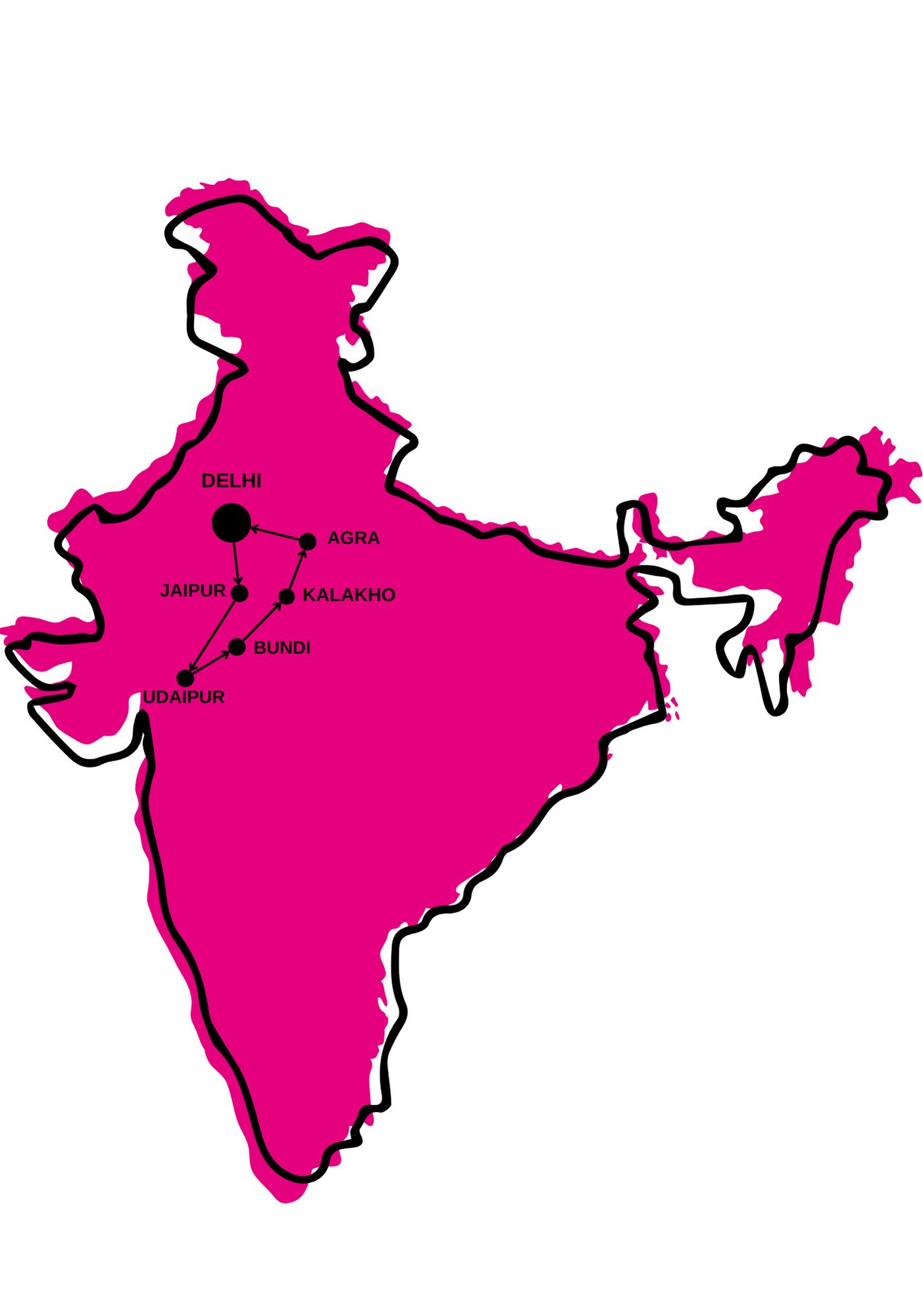 Circuit Forts et Palais du Rajasthan en Privatif 3* pas cher photo 1