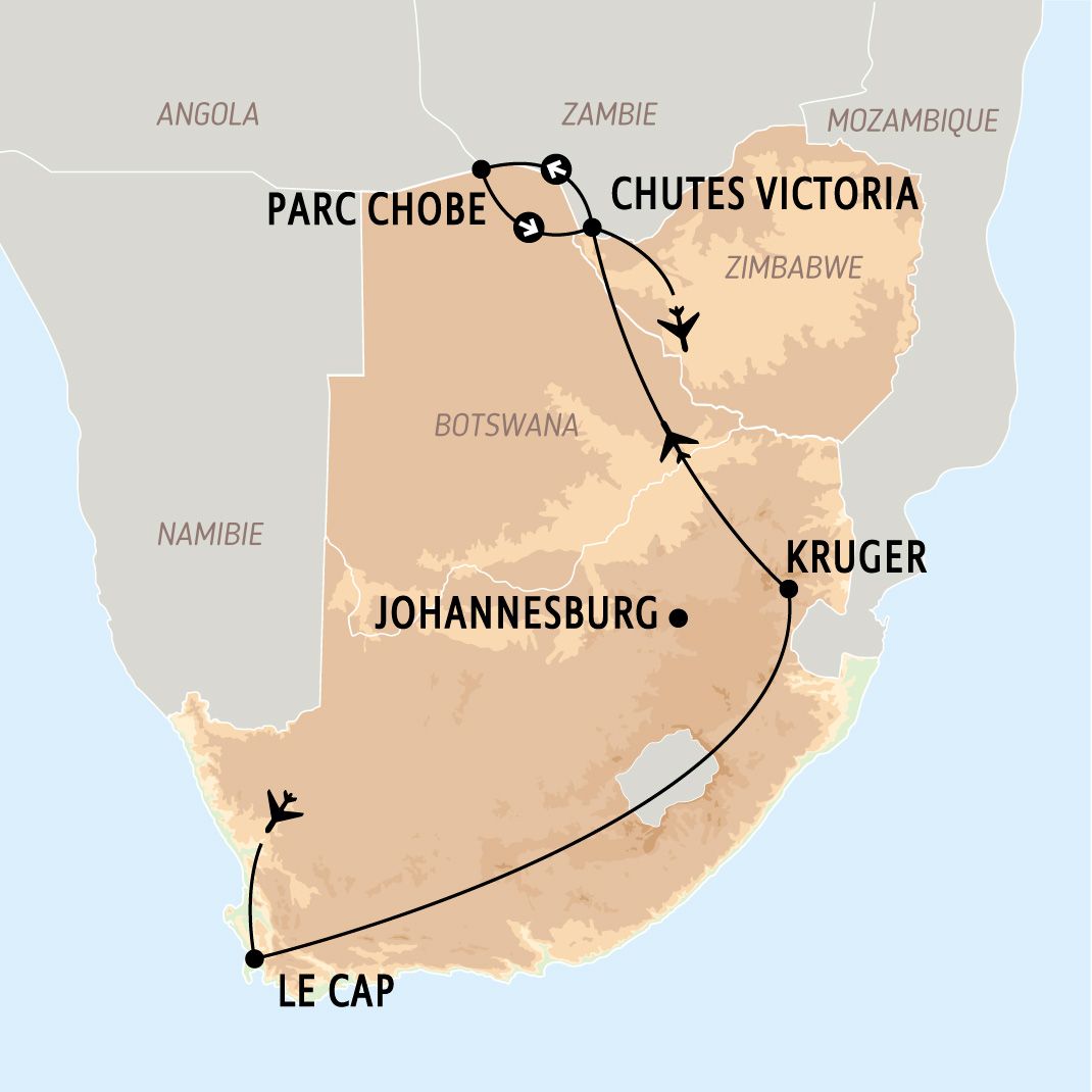 Confidentiel Afrique du Sud, Zimbabwe & Botswana 2024 pas cher photo 1