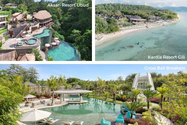 Trio Ubud (Aksari Resort 5*) ,Gili Trawangan (Kardia Gili 4*) & Jimbaran (Cross Bali Breakers 5*) pas cher photo 1