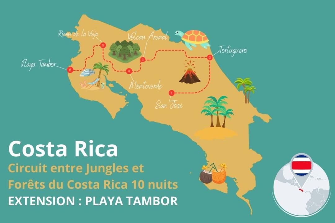 Circuit Entre Jungles et Forêts du Costa Rica avec extension Playa Tambor 3* pas cher photo 48